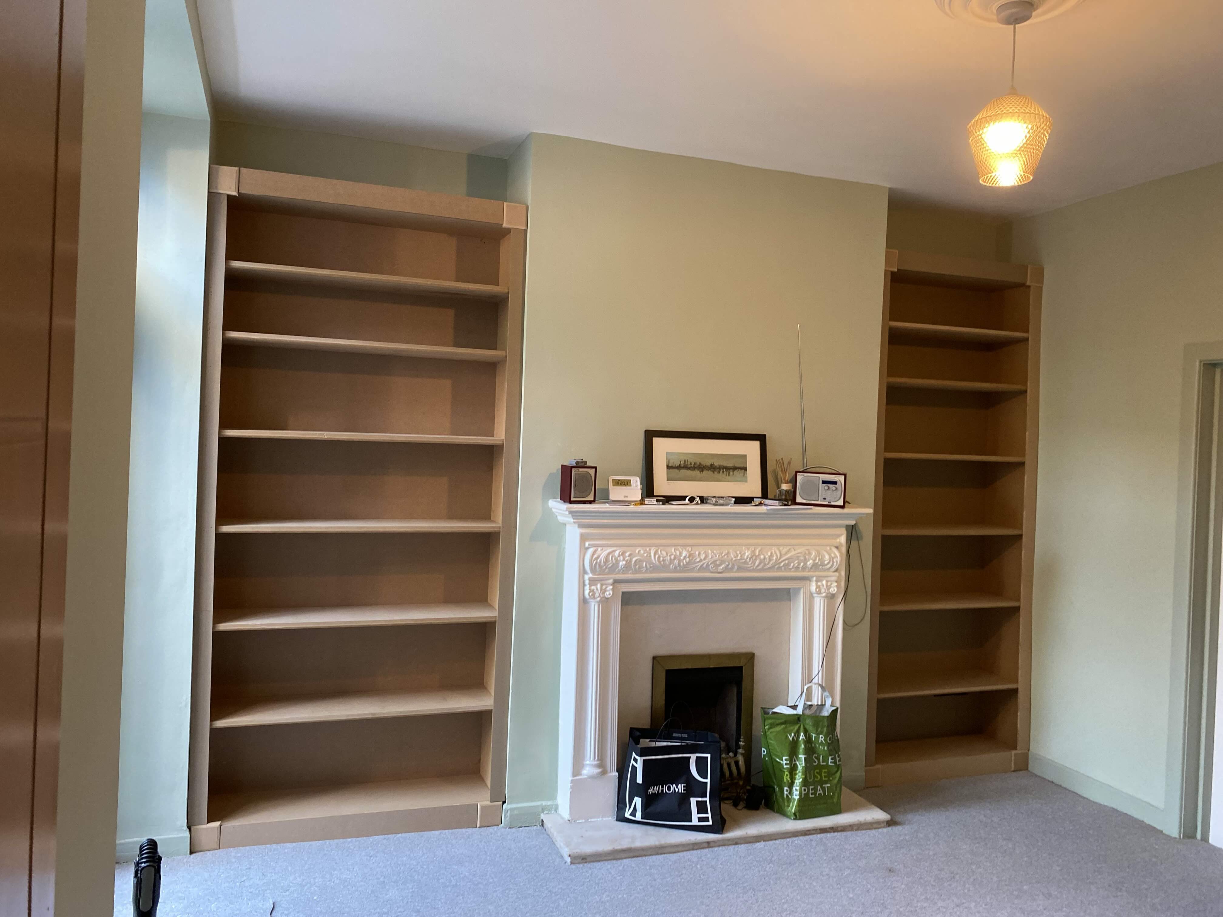 Alcove Storage Shelves